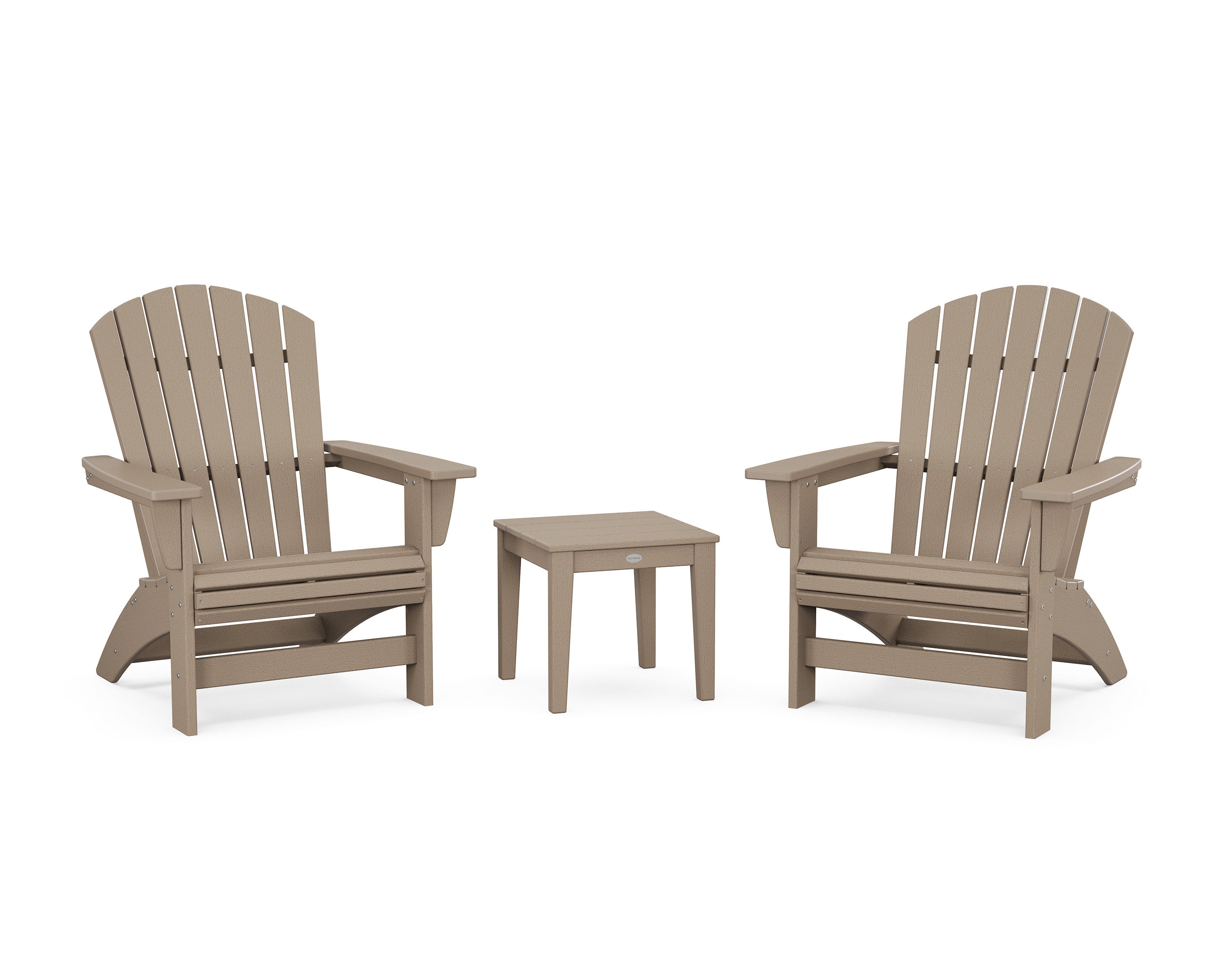 3-Piece Nautical Grand Adirondack Set