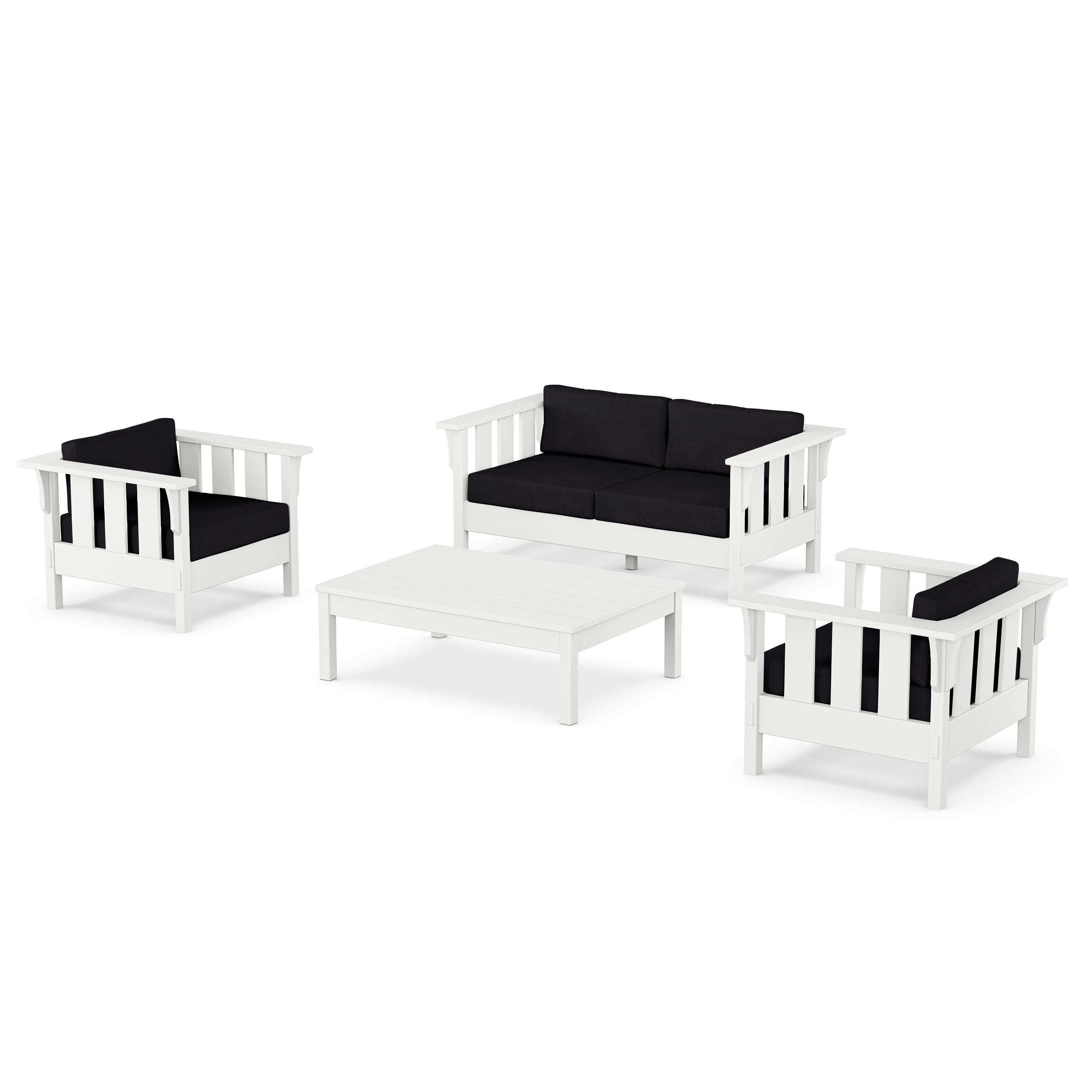 Acadia 4-Piece Deep Seating Set with Loveseat