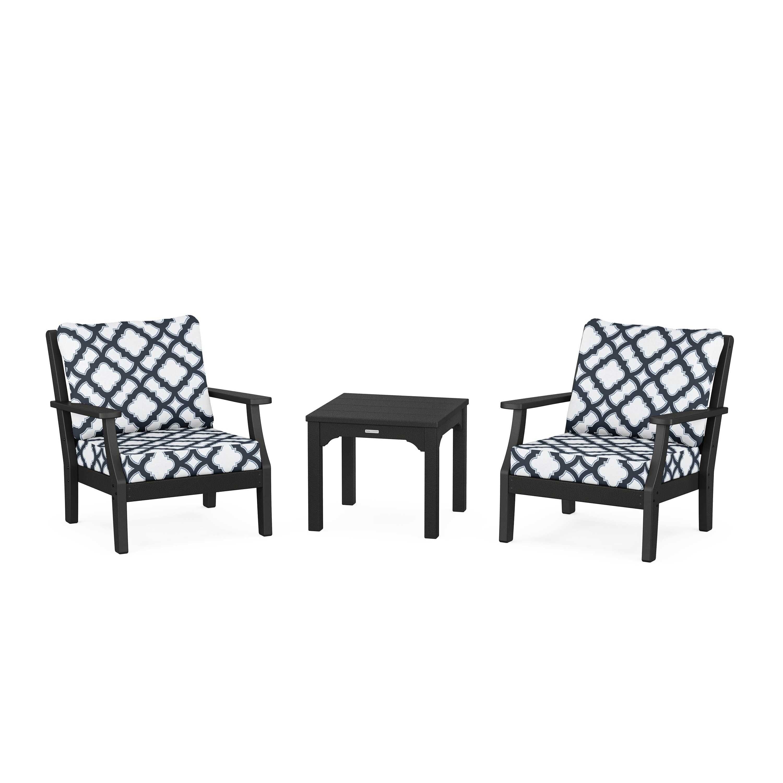 Chinoiserie 3-Piece Deep Seating Set