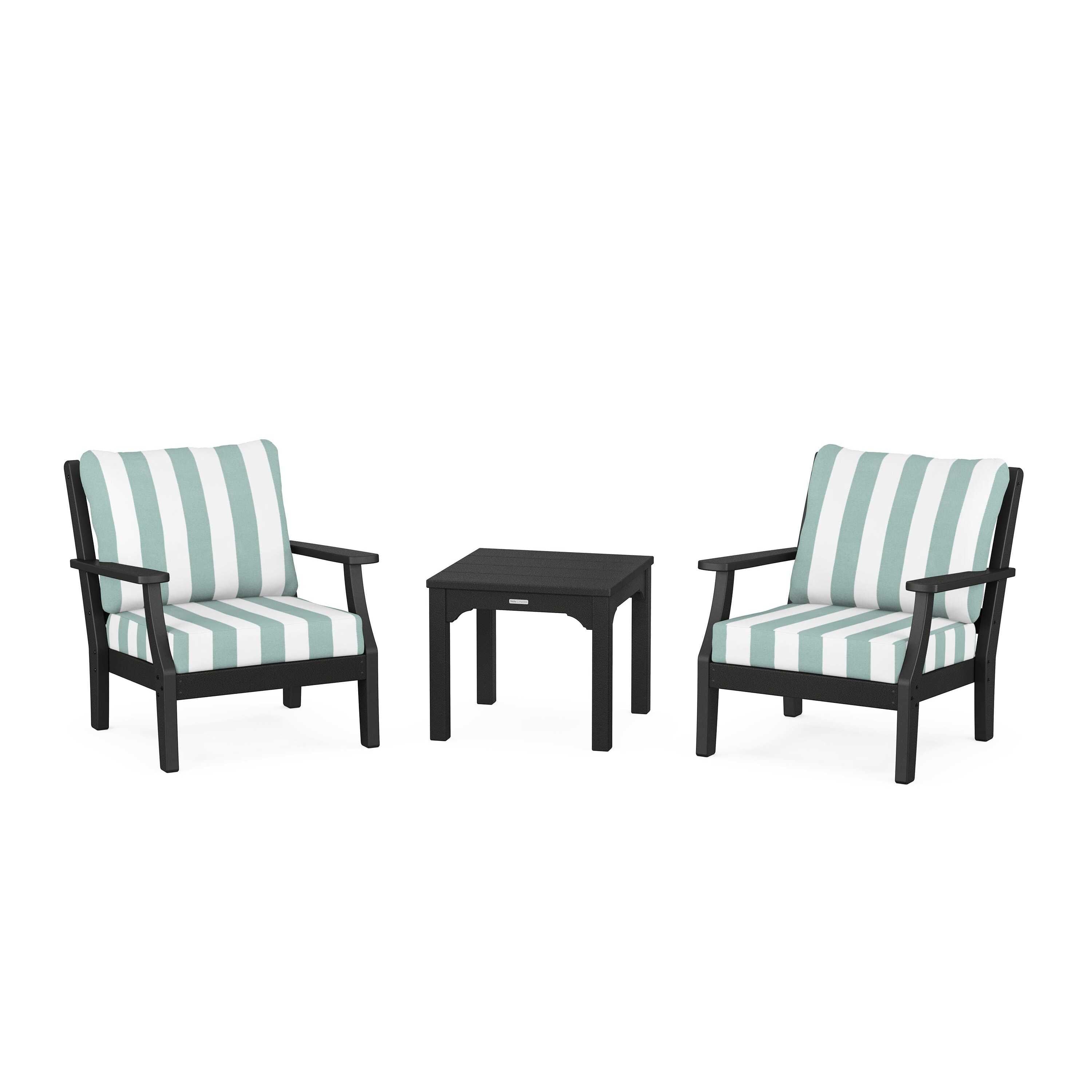 Chinoiserie 3-Piece Deep Seating Set