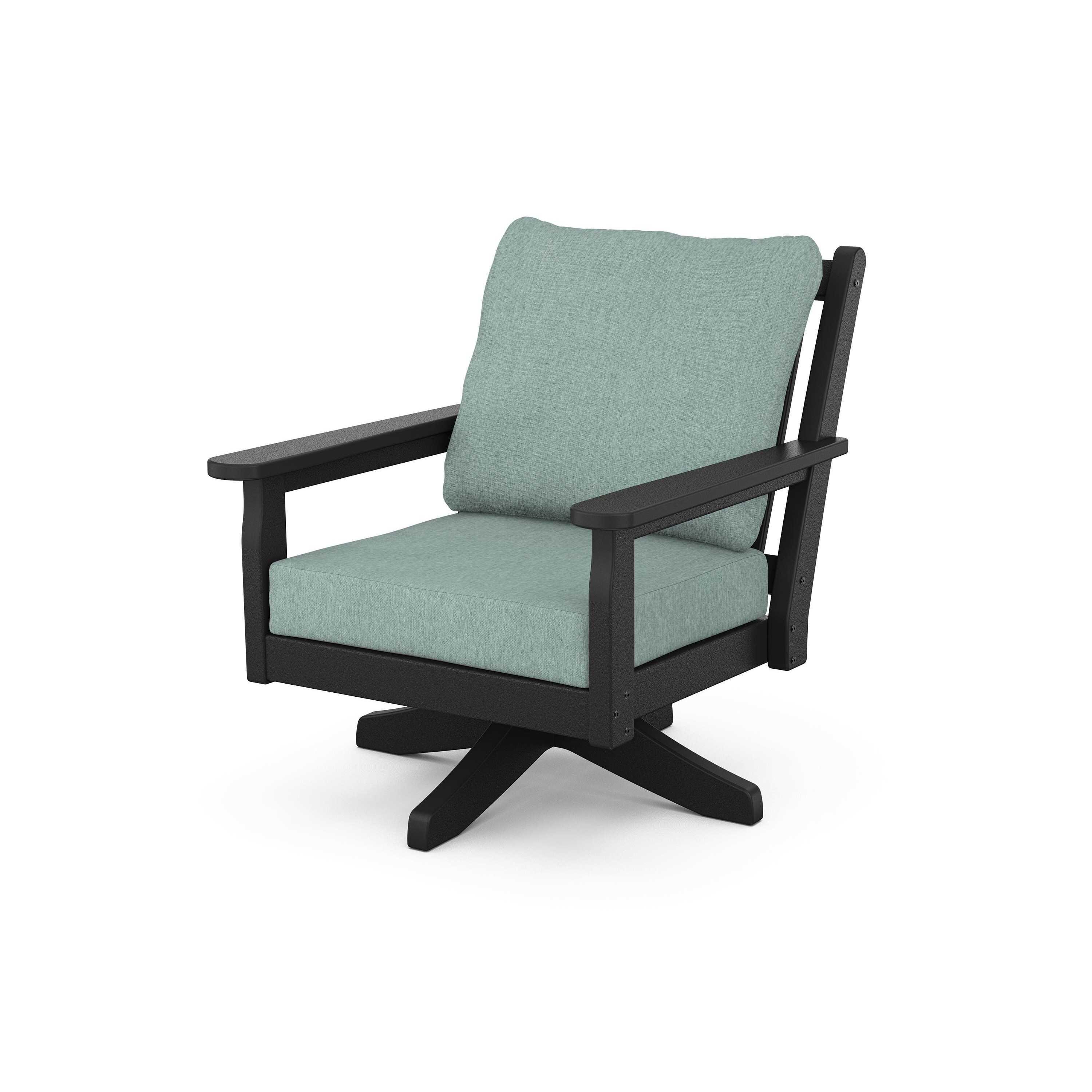 Chippendale Deep Seating Swivel Chair
